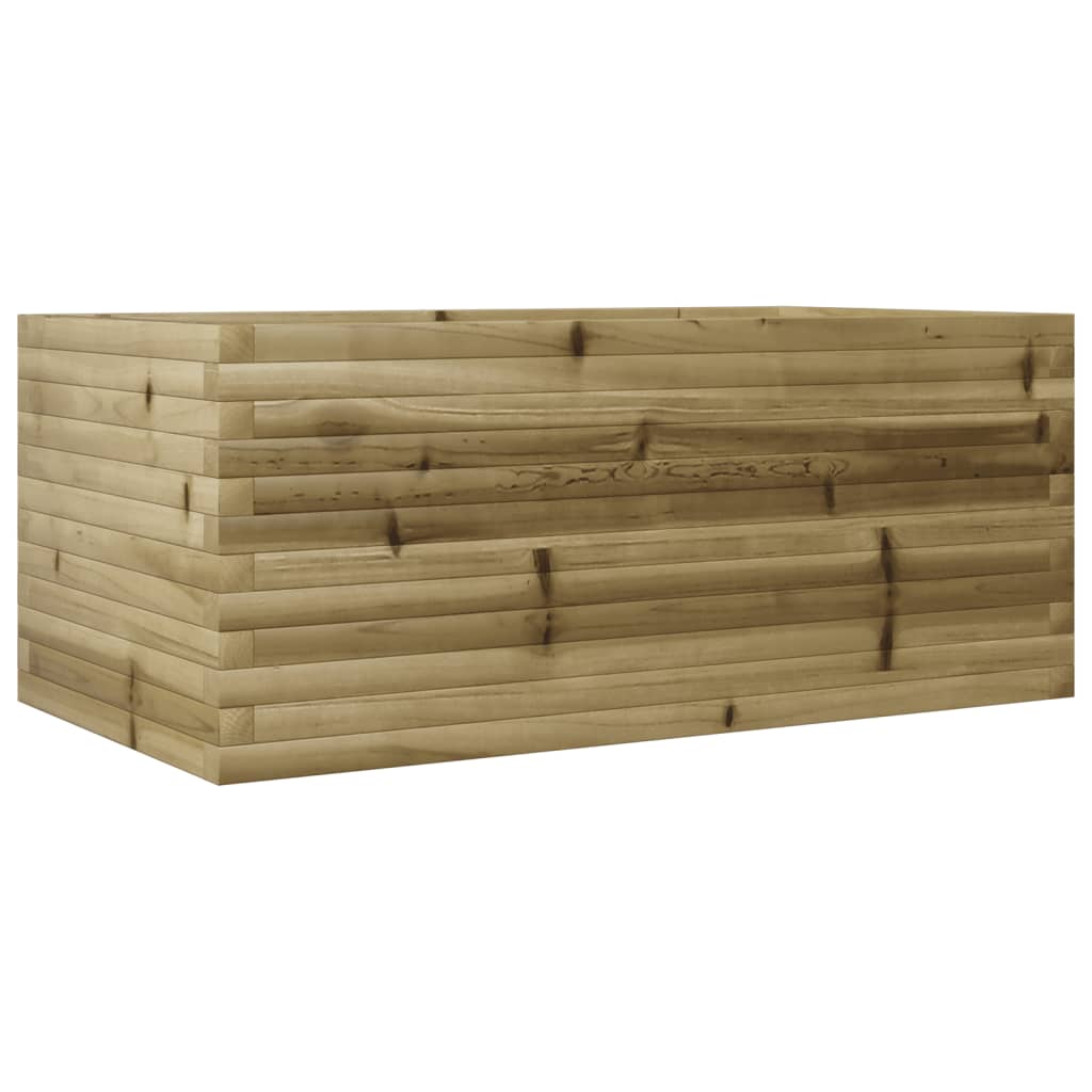 Pflanzkübel 110X60X45,5 Cm Kiefernholz Imprägniert Natürliches Douglasie