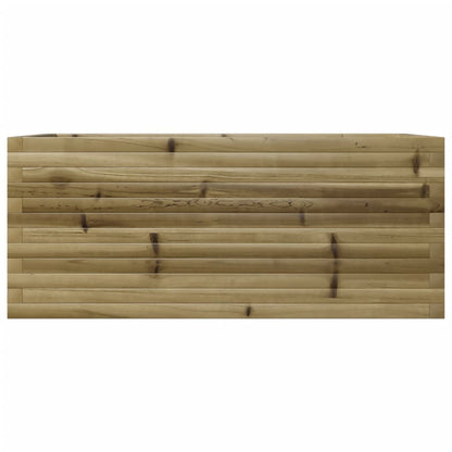 Pflanzkübel 110X60X45,5 Cm Kiefernholz Imprägniert Natürliches Douglasie