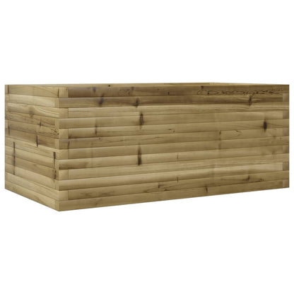 Pflanzkübel 110X60X45,5 Cm Kiefernholz Imprägniert Natürliches Douglasie