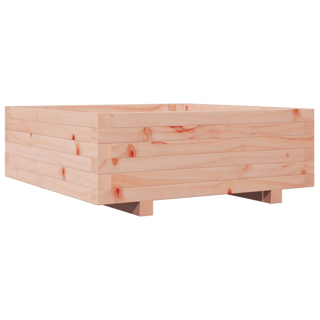Pflanzkübel 70X70X26,5 Cm Massivholz Douglasie Natürliches Douglasie