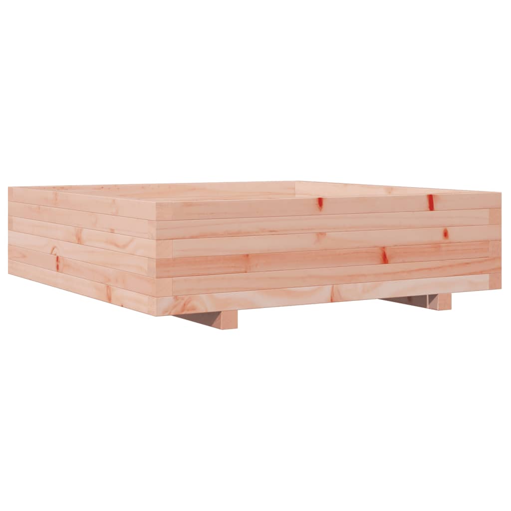 Pflanzkübel 90X90X26,5 Cm Massivholz Douglasie Wachsbraun