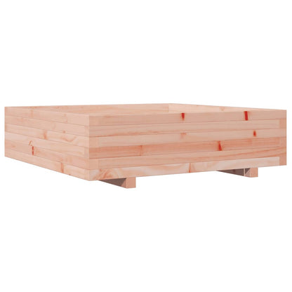 Pflanzkübel 90X90X26,5 Cm Massivholz Douglasie Wachsbraun