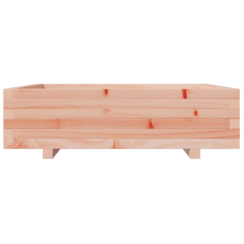 Pflanzkübel 90X90X26,5 Cm Massivholz Douglasie Wachsbraun