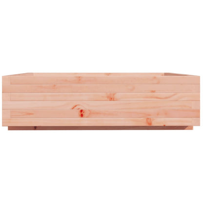 Pflanzkübel 90X90X26,5 Cm Massivholz Douglasie Wachsbraun