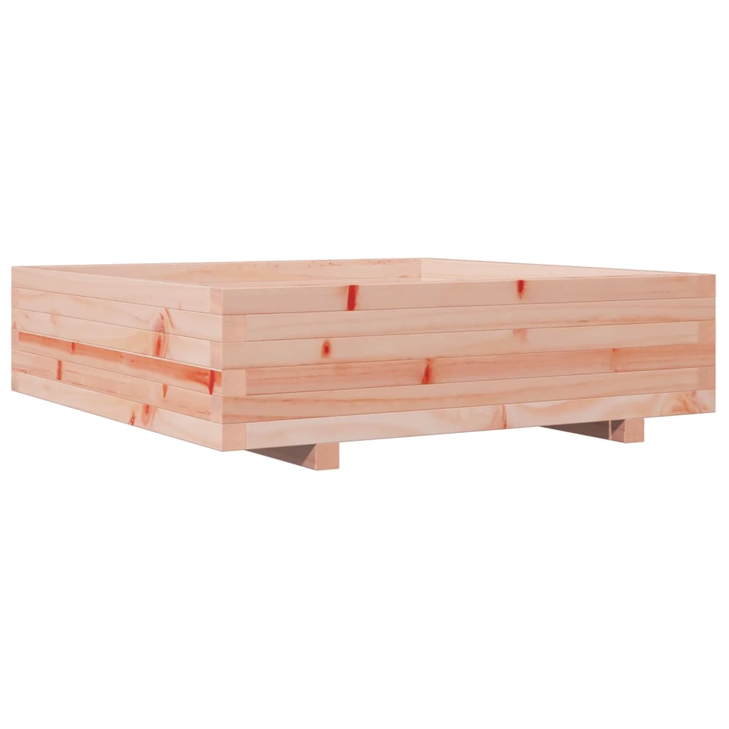 Pflanzkübel 90X90X26,5 Cm Massivholz Douglasie Wachsbraun