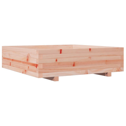 Pflanzkübel 90X90X26,5 Cm Massivholz Douglasie Wachsbraun