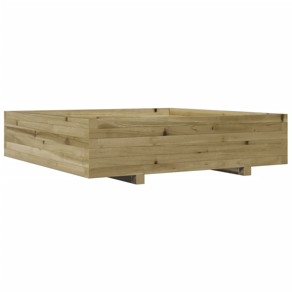Pflanzkübel 100X100X26,5 Cm Kiefernholz Imprägniert
