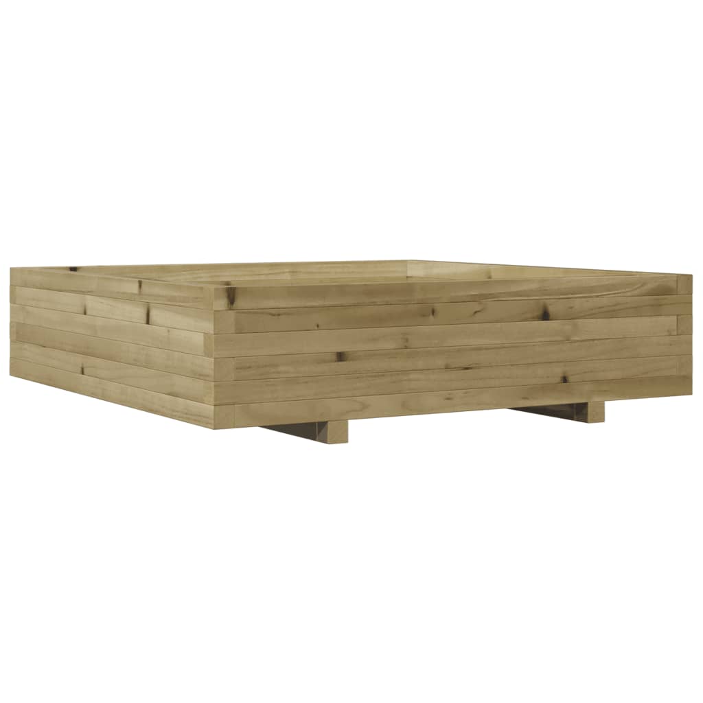 Pflanzkübel 100X100X26,5 Cm Kiefernholz Imprägniert