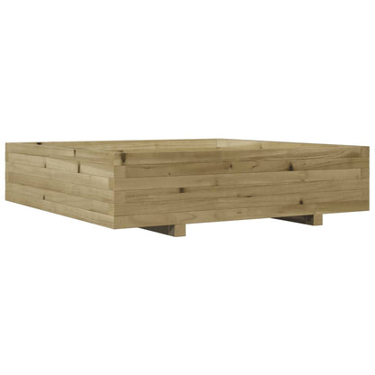 Pflanzkübel 100X100X26,5 Cm Kiefernholz Imprägniert