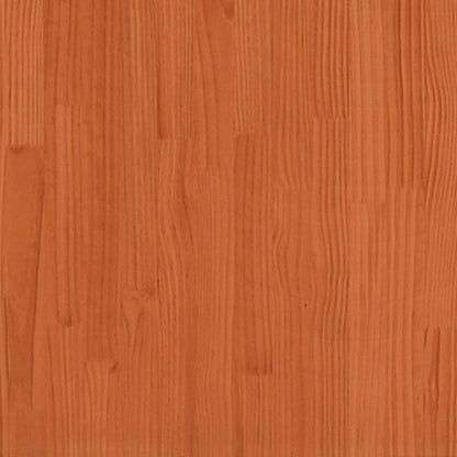 Pflanzkübel 90X60X26,5 Cm Massivholz Kiefer Wachsbraun