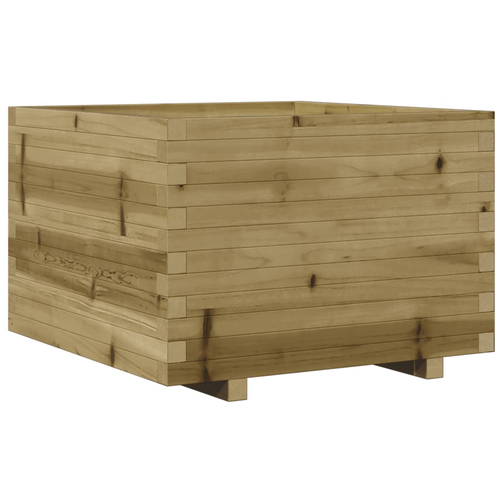 Pflanzkübel 70X70X49,5 Cm Kiefernholz Imprägniert