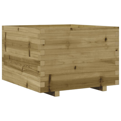 Pflanzkübel 70X70X49,5 Cm Kiefernholz Imprägniert