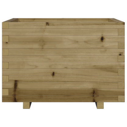 Pflanzkübel 70X70X49,5 Cm Kiefernholz Imprägniert