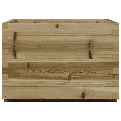 Pflanzkübel 70X70X49,5 Cm Kiefernholz Imprägniert