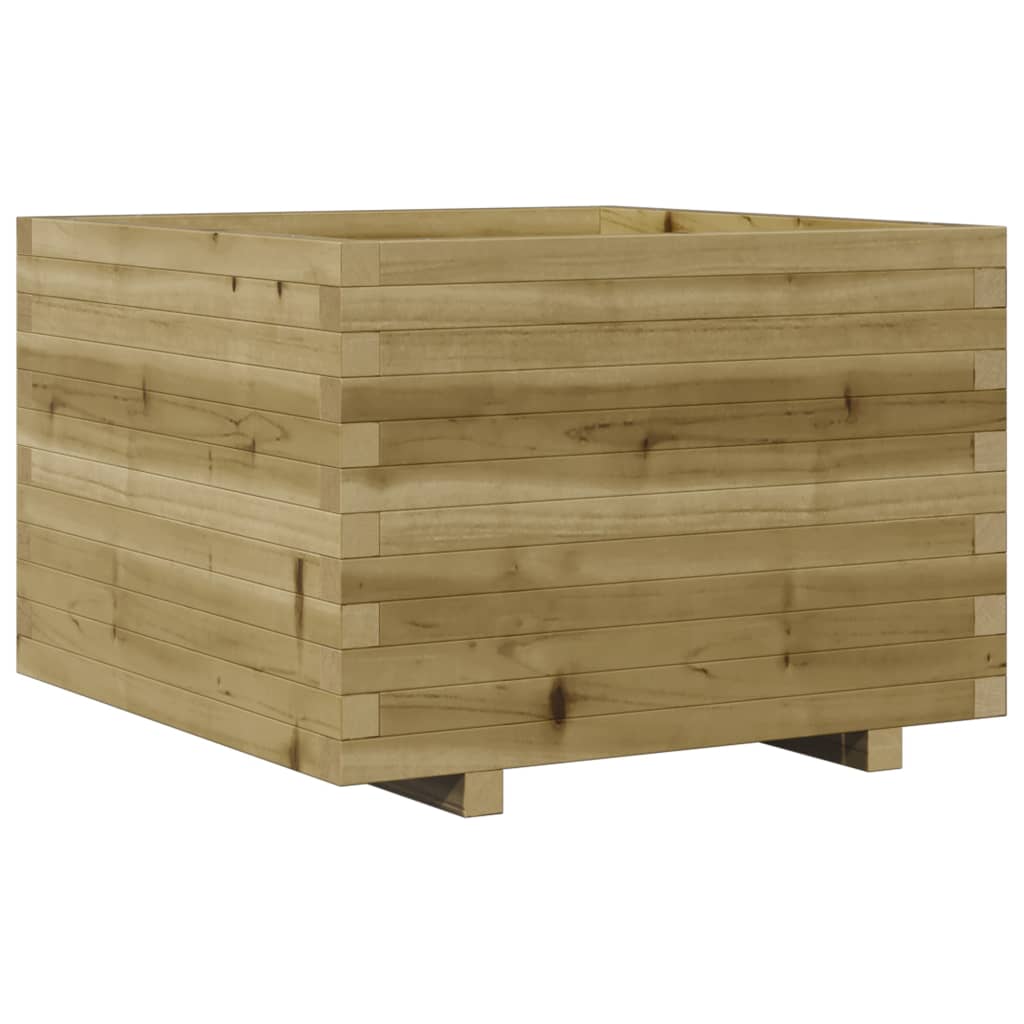 Pflanzkübel 70X70X49,5 Cm Kiefernholz Imprägniert