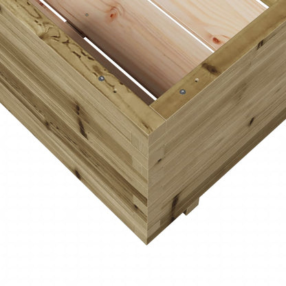 Pflanzkübel 70X70X49,5 Cm Kiefernholz Imprägniert