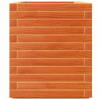 Pflanzkübel Wachsbraun 70X40X49,5 Cm Massivholz Kiefer