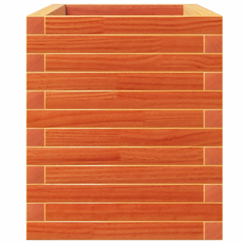 Pflanzkübel Wachsbraun 110X40X49,5 Cm Massivholz Kiefer