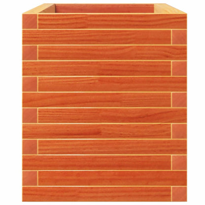 Pflanzkübel Wachsbraun 110X40X49,5 Cm Massivholz Kiefer
