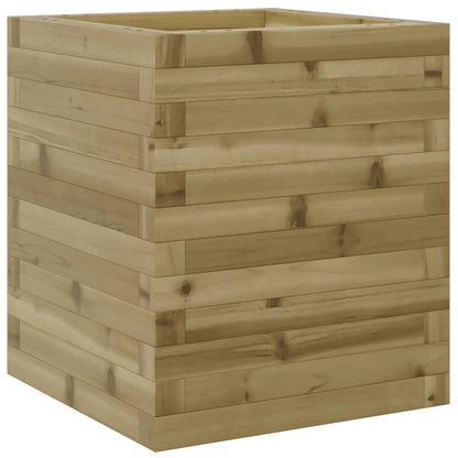 Pflanzkübel 40X40X46 Cm Kiefernholz Imprägniert Natürlich Imprägniert
