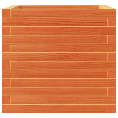 Pflanzkübel 50X50X46 Cm Massivholz Kiefer Wachsbraun