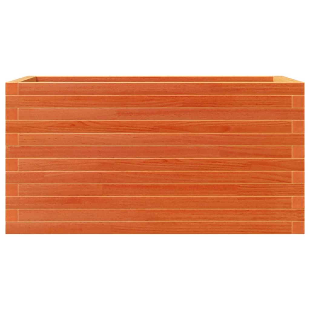 Pflanzkübel 90X40X46 Cm Massivholz Kiefer Wachsbraun