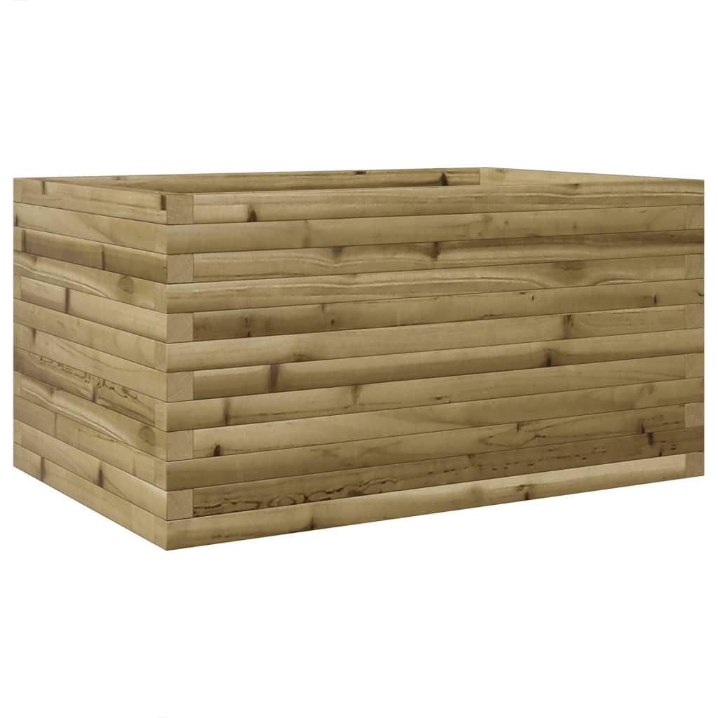 Pflanzkübel 90X60X46 Cm Kiefernholz Imprägniert Natürlich Imprägniert