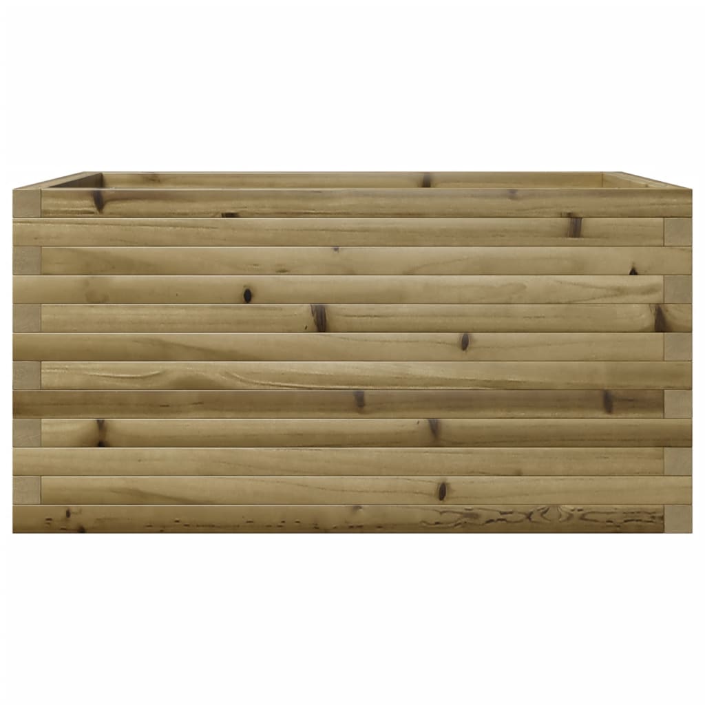 Pflanzkübel 90X60X46 Cm Kiefernholz Imprägniert Natürlich Imprägniert