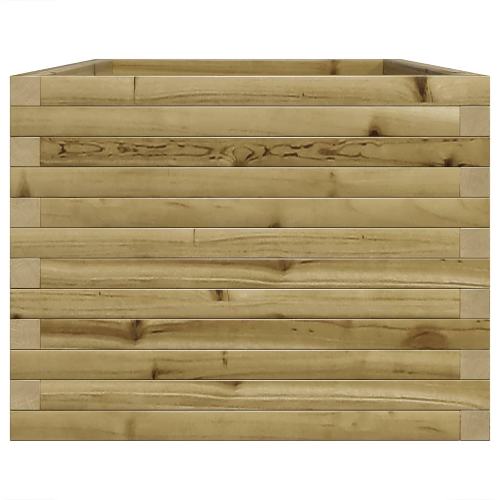 Pflanzkübel 90X60X46 Cm Kiefernholz Imprägniert Natürlich Imprägniert
