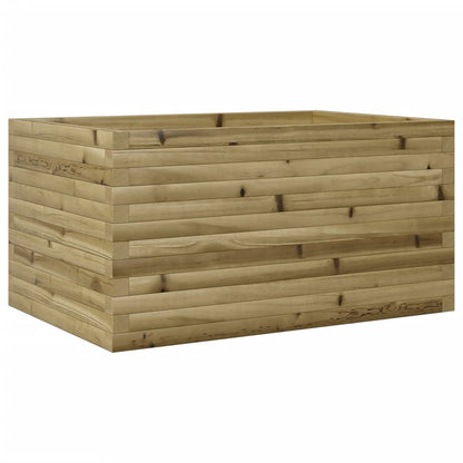 Pflanzkübel 90X60X46 Cm Kiefernholz Imprägniert Natürlich Imprägniert