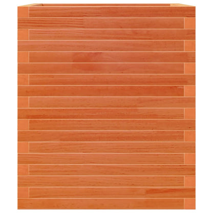 Pflanzkübel 60X60X68,5 Cm Massivholz Kiefer Wachsbraun