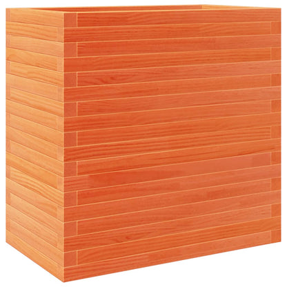 Pflanzkübel 70X40X68,5 Cm Massivholz Kiefer Wachsbraun