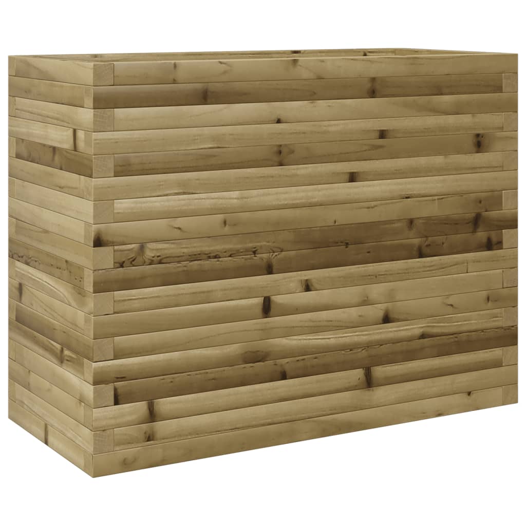 Pflanzkübel 90X40X68,5 Cm Kiefernholz Imprägniert Natürlich Imprägniert
