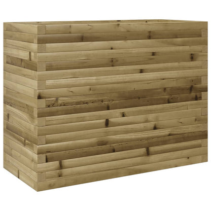 Pflanzkübel 90X40X68,5 Cm Kiefernholz Imprägniert Natürlich Imprägniert