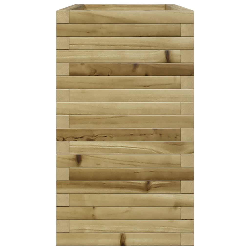 Pflanzkübel 90X40X68,5 Cm Kiefernholz Imprägniert Natürlich Imprägniert