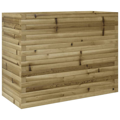Pflanzkübel 90X40X68,5 Cm Kiefernholz Imprägniert Natürlich Imprägniert