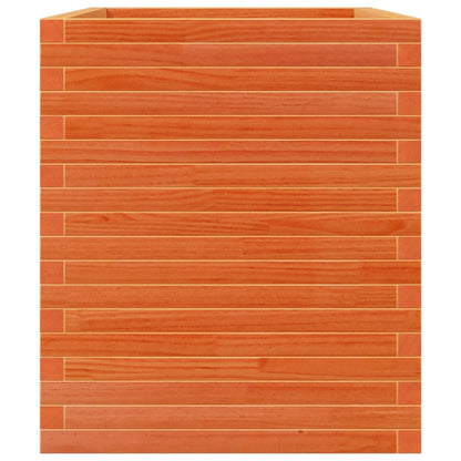 Pflanzkübel 90X60X68,5 Cm Massivholz Kiefer Wachsbraun