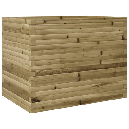 Pflanzkübel 90X60X68,5 Cm Kiefernholz Imprägniert Natürlich Imprägniert