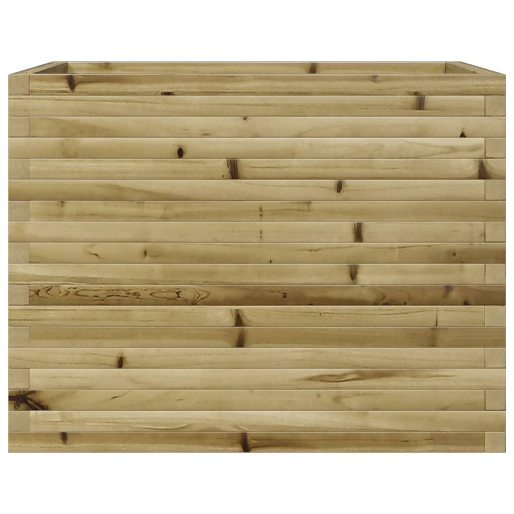 Pflanzkübel 90X60X68,5 Cm Kiefernholz Imprägniert Natürlich Imprägniert