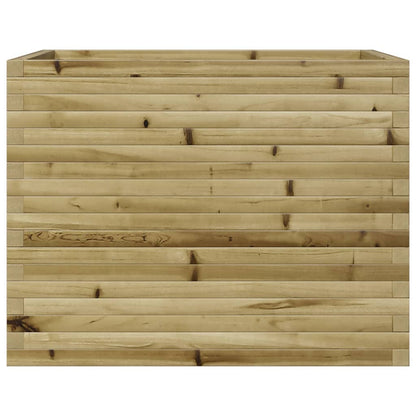Pflanzkübel 90X60X68,5 Cm Kiefernholz Imprägniert Natürlich Imprägniert