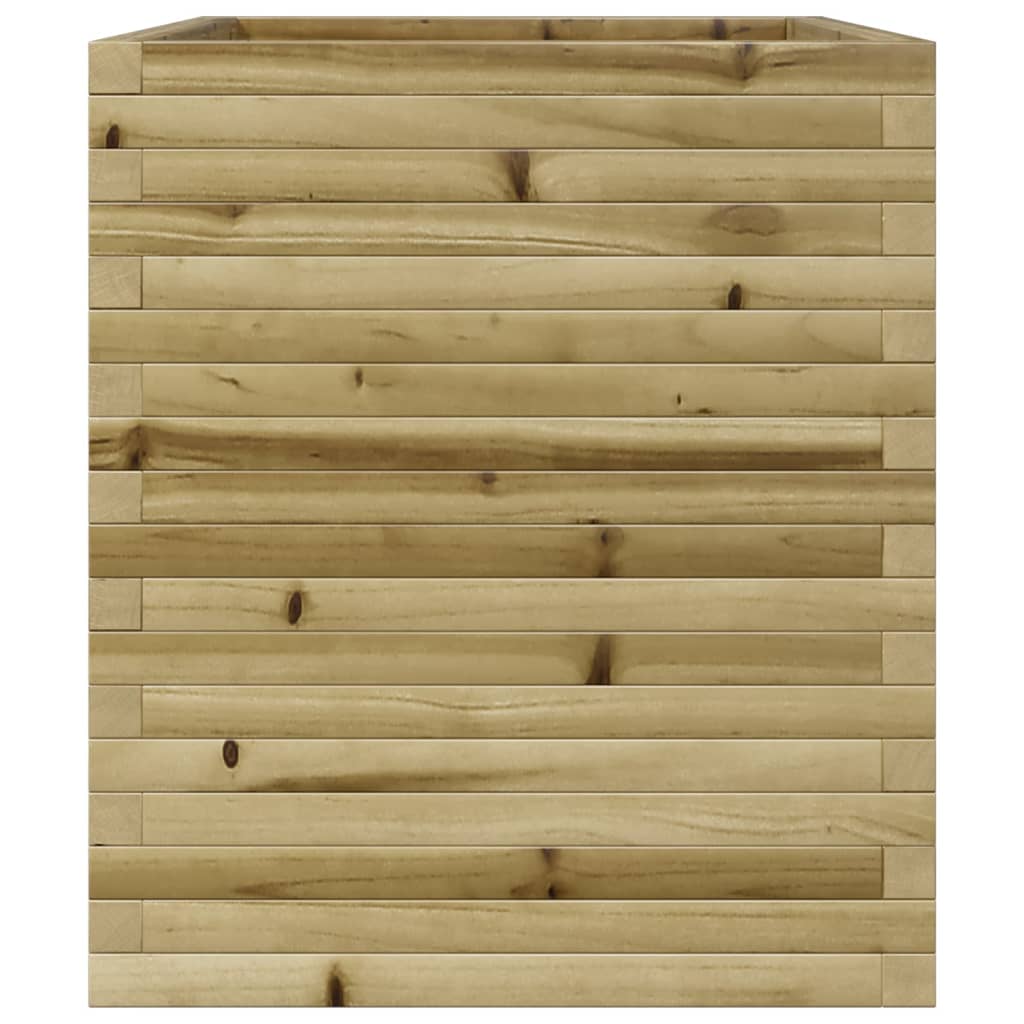 Pflanzkübel 90X60X68,5 Cm Kiefernholz Imprägniert Natürlich Imprägniert