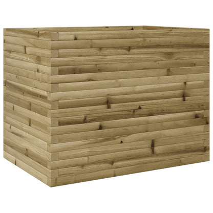 Pflanzkübel 90X60X68,5 Cm Kiefernholz Imprägniert Natürlich Imprägniert