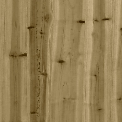 Pflanzkübel 90X60X68,5 Cm Kiefernholz Imprägniert Natürlich Imprägniert