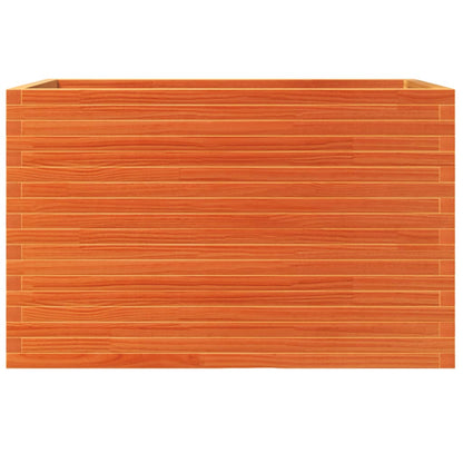 Pflanzkübel 110X60X68,5 Cm Massivholz Kiefer Wachsbraun