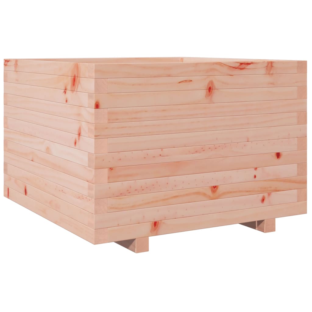 Pflanzkübel 70X70X49,5 Cm Massivholz Douglasie Natürliches Douglasie