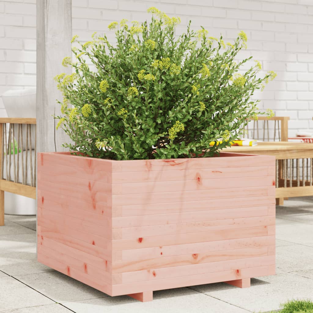 Pflanzkübel 70X70X49,5 Cm Massivholz Douglasie Natürliches Douglasie