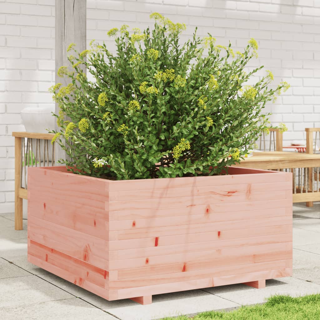Pflanzkübel 90X90X49,5 Cm Massivholz Douglasie Natürliches Douglasie