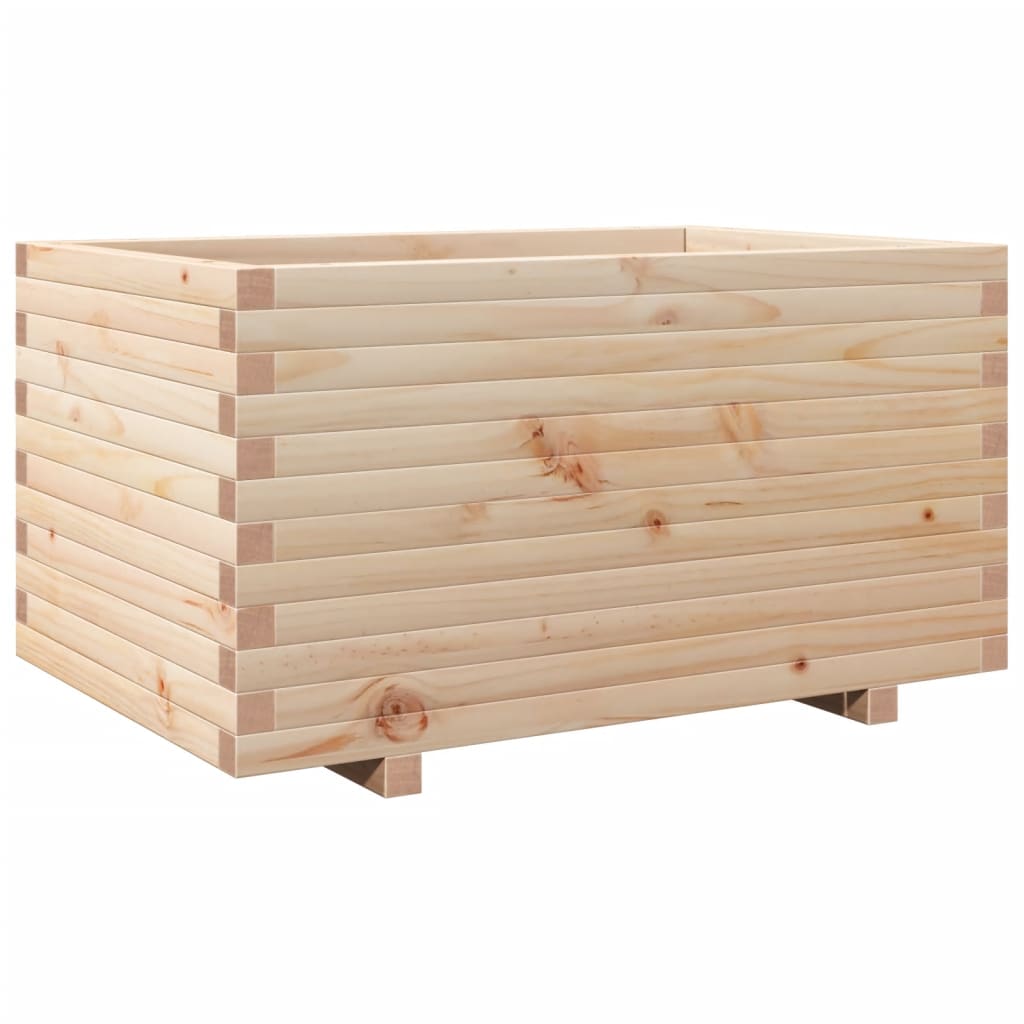 Pflanzkübel 90X60X49,5 Cm Massivholz Kiefer Natürliche Kiefer