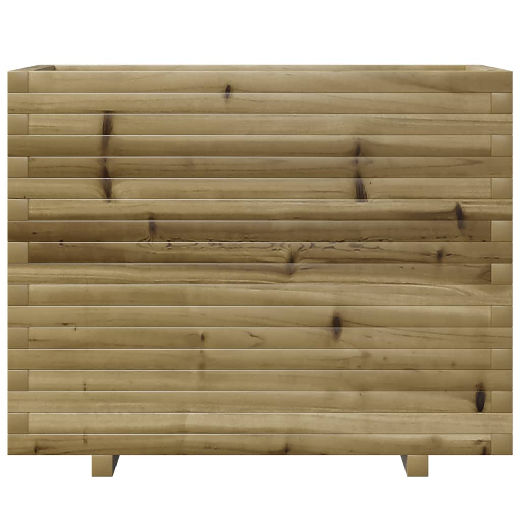 Pflanzkübel 90X40X72,5 Cm Kiefernholz Imprägniert Natürlich Imprägniert