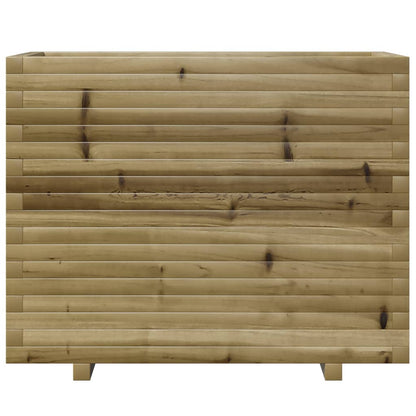 Pflanzkübel 90X40X72,5 Cm Kiefernholz Imprägniert Natürlich Imprägniert